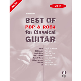 Best of Pop & Rock for Classical Guitar, Vol.12